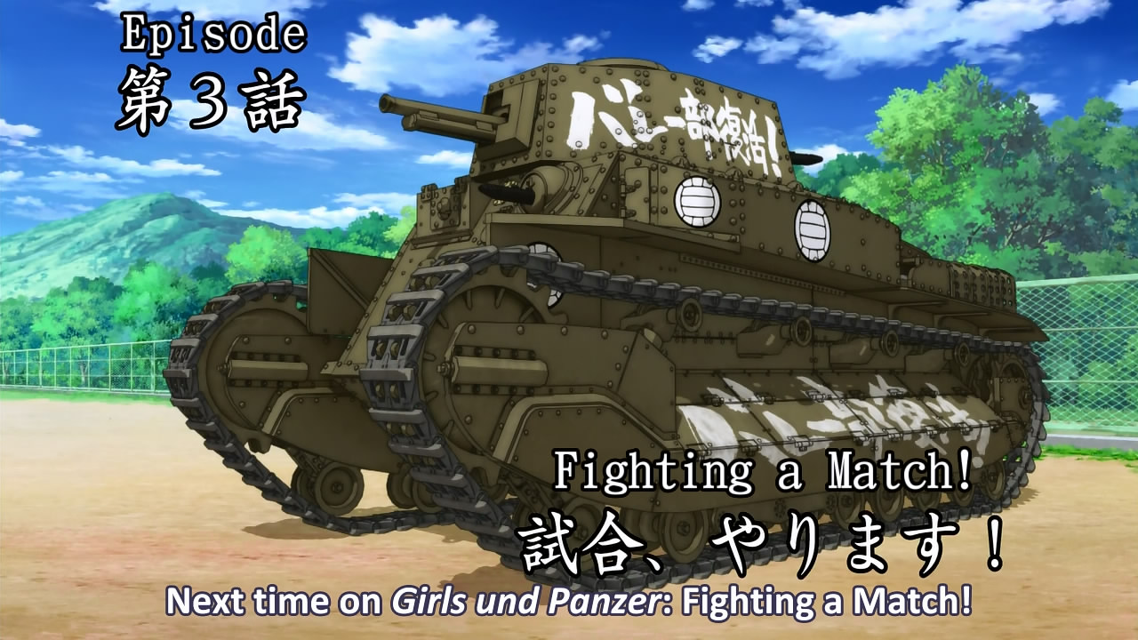 Fansub Review Hiryuu Girls Und Panzer Episode 02 Crymore Net